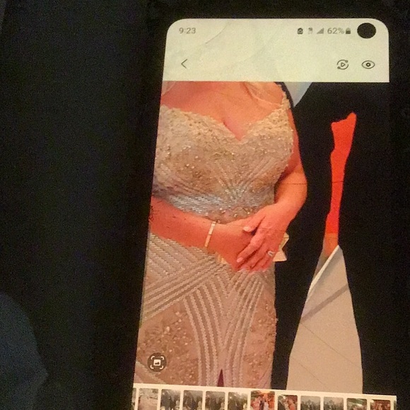 Terani Couture beaded beautiful, detailed dress for weddings, special occasions - Picture 7 of 13